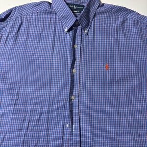 Ralph Lauren Men's Blue Plaid Shirt